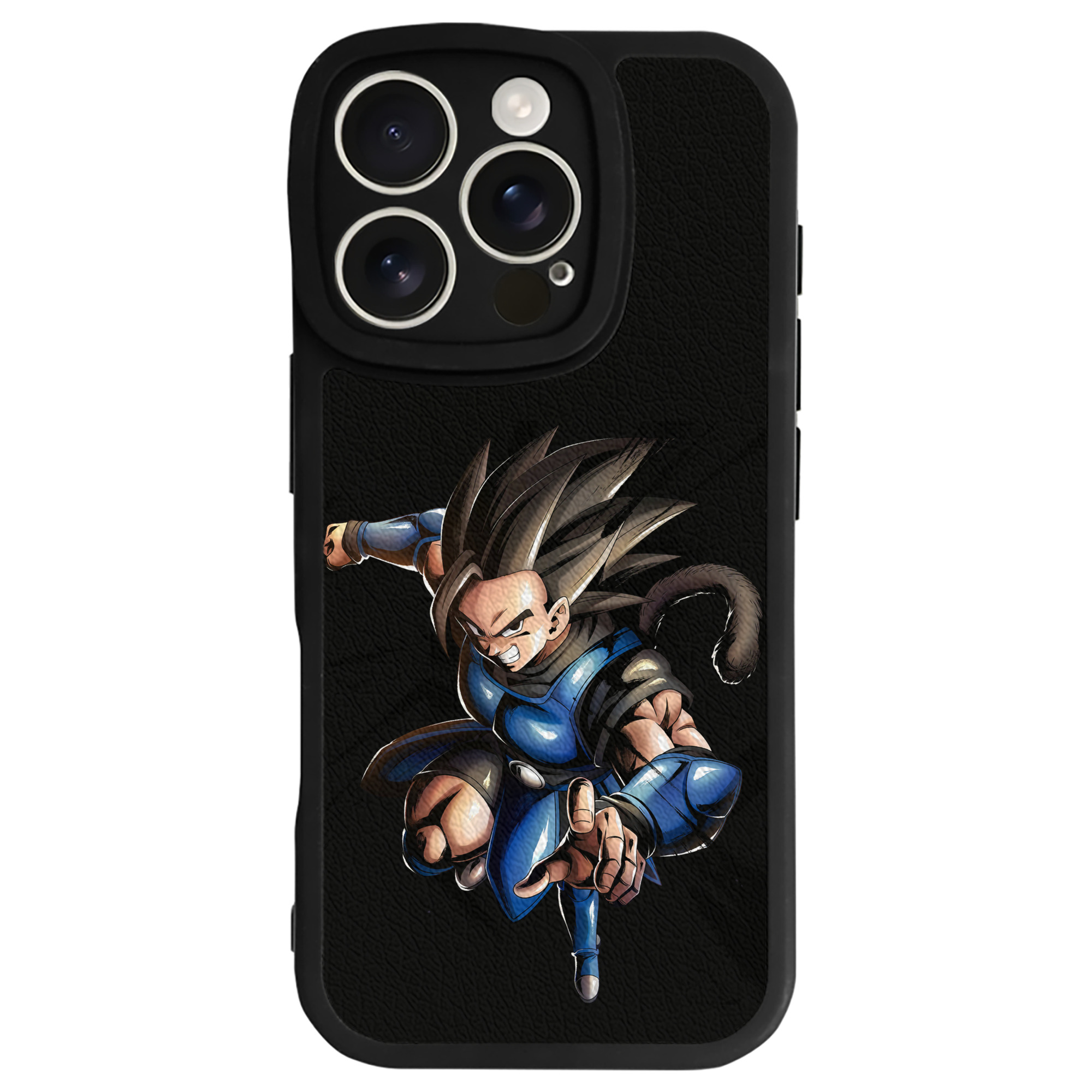 （画像用） ドラゴンボール ベジータ四世（Bejīta Yonsei）DRAGON BALL Vegeta IV 【iPhone 16シリーズ対応】シリコンスマホケース（レザー調） 材質：シリコン